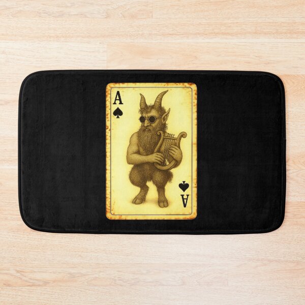 Item preview, Weird Gothic Medieval Mystical Creature Satyr lyre designed and sold by Sarcastic designs.