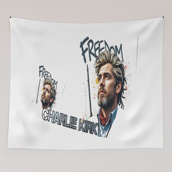 Item preview, Charlie Kirk Freedom  - graffiti art cool Professional design designed and sold by atomsama.