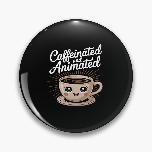 Item preview, Caffeinated Animated Anime Coffee Cup Brushstroke designed and sold by LeeEvans222.
