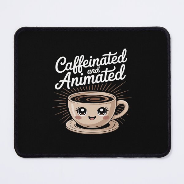 Item preview, Caffeinated Animated Anime Coffee Cup Brushstroke designed and sold by LeeEvans222.