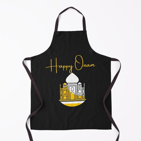 Item preview, Happy Onam Indian Festival Yellow Ganesh and Brown Elephant Souvenir Gift idea for India Lovers Clas designed and sold by ABWframk.