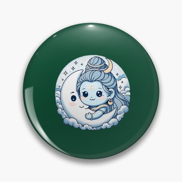 Item preview, Kawaii Shiva and the Cuddly Moon Oversized  designed and sold by ABWframk.
