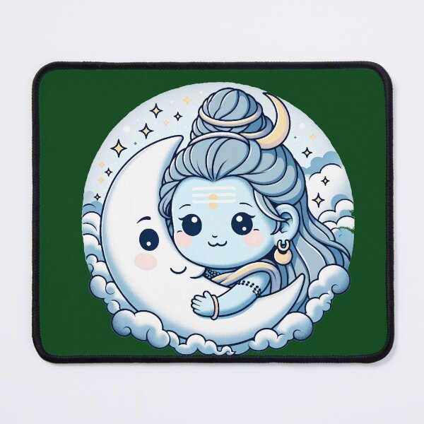 Item preview, Kawaii Shiva and the Cuddly Moon Oversized designed and sold by ABWframk.