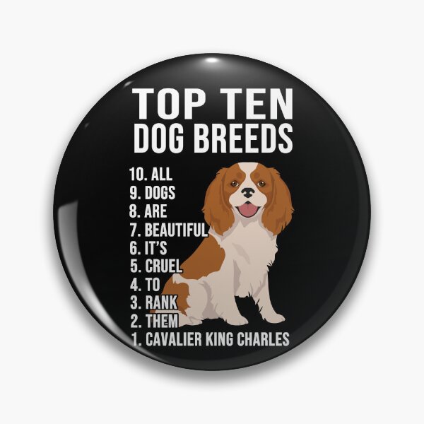 Item preview, Cavalier King Charles Spaniel Top Ten Dogs designed and sold by Clara Hollins.