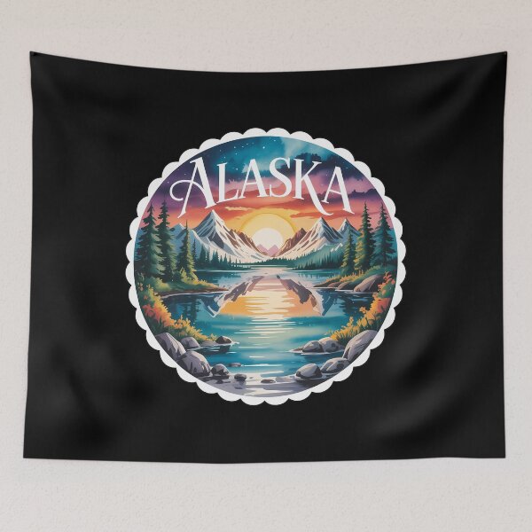 Item preview, Alaska Souvenir Alaska Watercolor designed and sold by PunkNation-Arts.