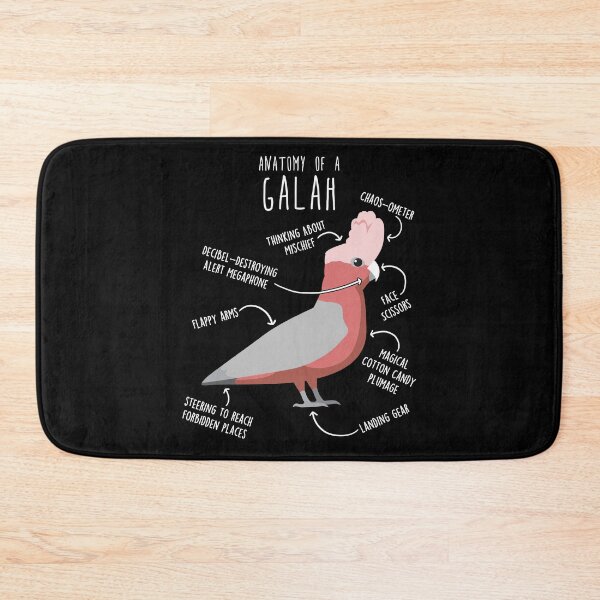Item preview, Galah Cockatoo Anatomy designed and sold by Clara Hollins.