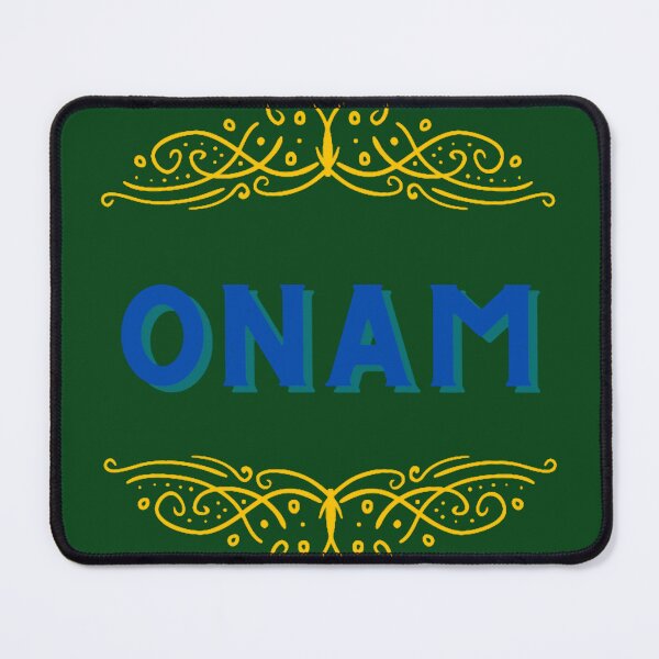 Item preview, Onam Indian Festival Yellow and Blue Ornaments Souvenir Gift idea for India Lovers designed and sold by ABWframk.