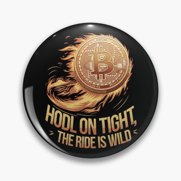 Item preview, HODL On Tight The Ride Is Wild Bitcoin Design designed and sold by Bliss Find And Design.