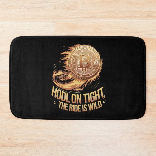 Item preview, HODL On Tight The Ride Is Wild Bitcoin Design designed and sold by Bliss Find And Design.