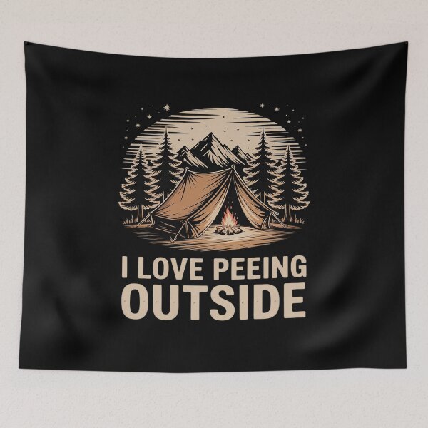 Item preview, Camping Love Peeing Outside Funny Camper designed and sold by JonBarnes22.