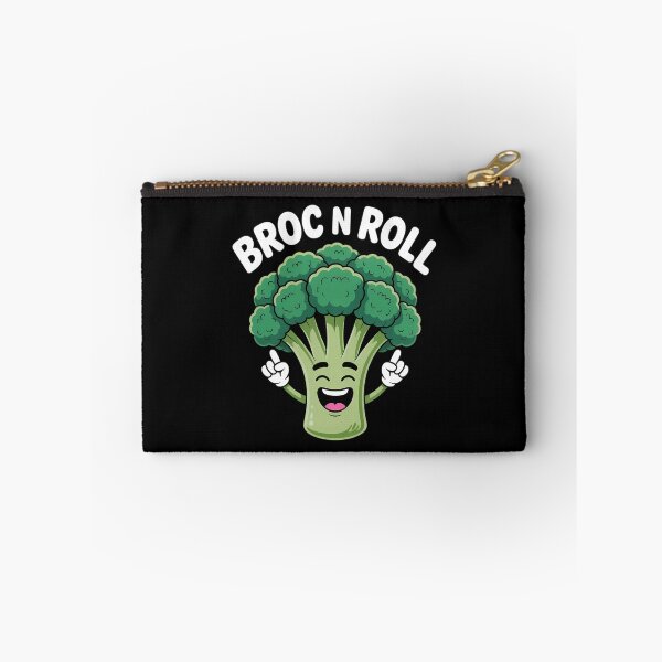Item preview, Broc N Roll Vegetable Broccoli Pun Rock N' Roll designed and sold by PunkNation-Arts.
