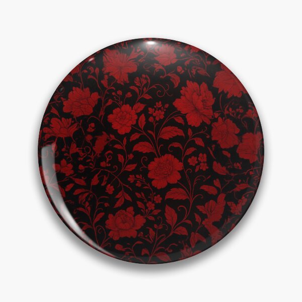 Item preview, Gothic Red Roses — Dark Floral Pattern on Black designed and sold by chi3-jp.
