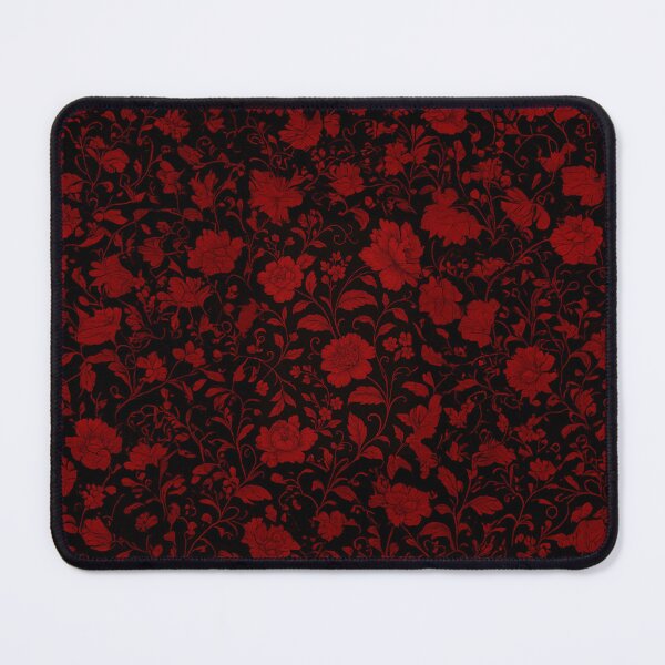 Item preview, Gothic Red Roses — Dark Floral Pattern on Black designed and sold by chi3-jp.