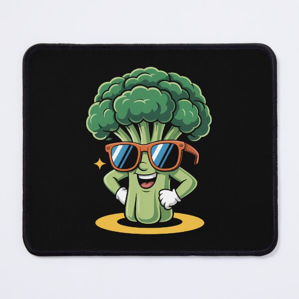 Item preview, Broccoli Face with Sunglasses designed and sold by PunkNation-Arts.