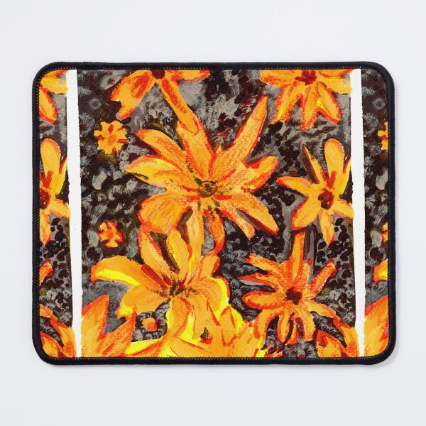 Item preview, Yellow Flowers in a Dark Background designed and sold by easytoprint.