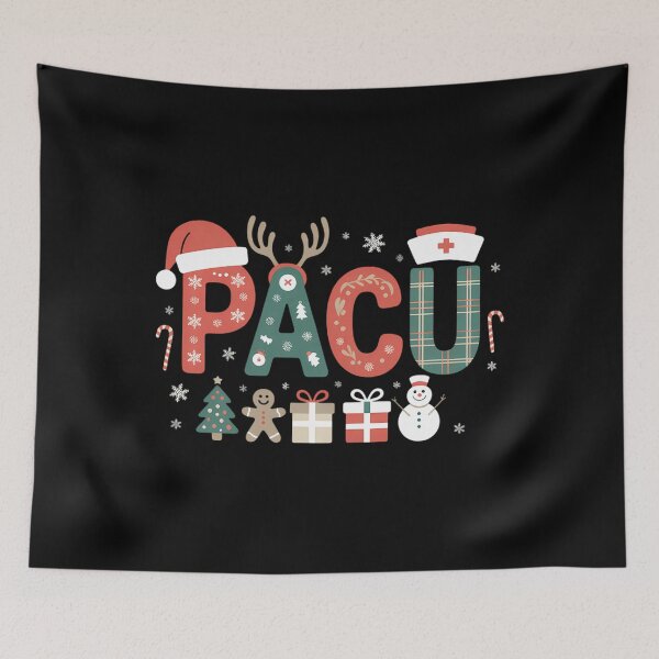 Item preview, Buffalo Plaid PACU Nurse Christmas Tree Santa Xmas Pajama designed and sold by PunkNation-Arts.