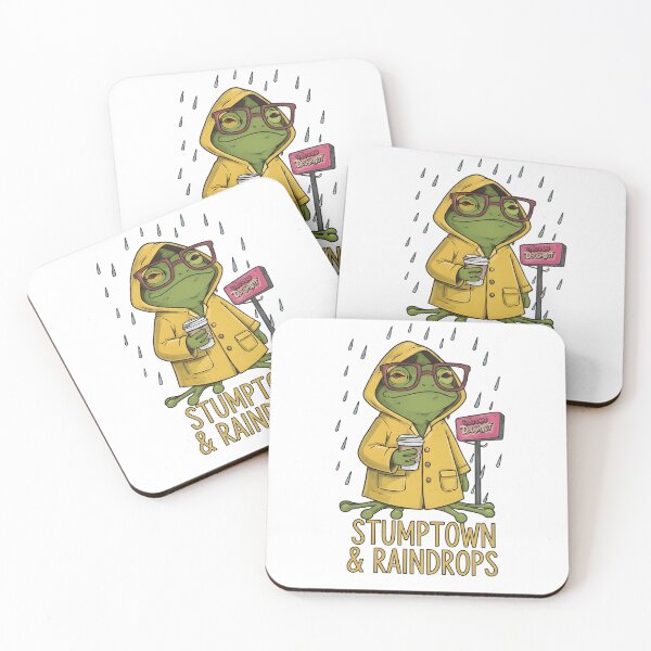 Item preview, Stumptown & Raindrops Portland Frog | Keep Portland Weird Coffee Commuter designed and sold by Sitred123.