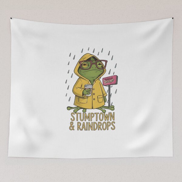 Item preview, Stumptown & Raindrops Portland Frog | Keep Portland Weird Coffee Commuter designed and sold by Sitred123.