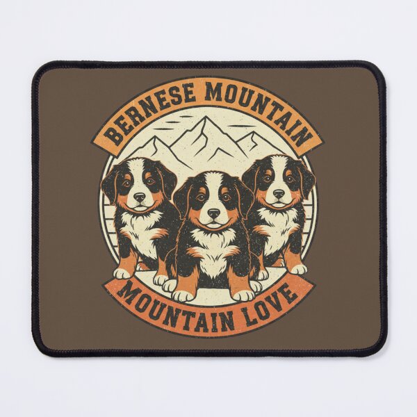 Item preview, Bernese Mountain – Mountain Love Vintage Design designed and sold by Inkmatic Studio.