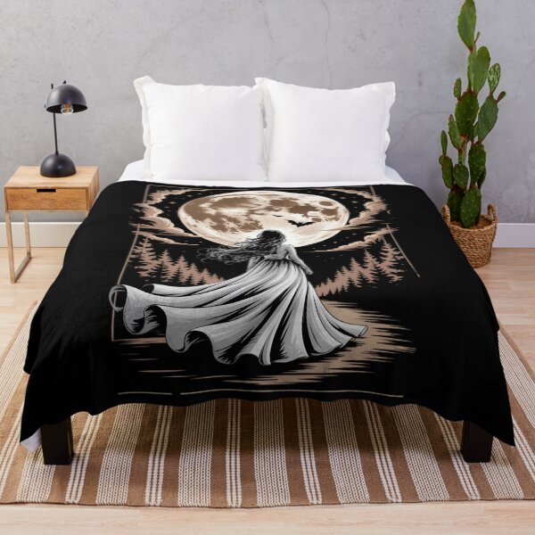 Item preview, Beautiful Witch Gothic Fantasy Vampire Moonlight designed and sold by HellD3vil-Art.