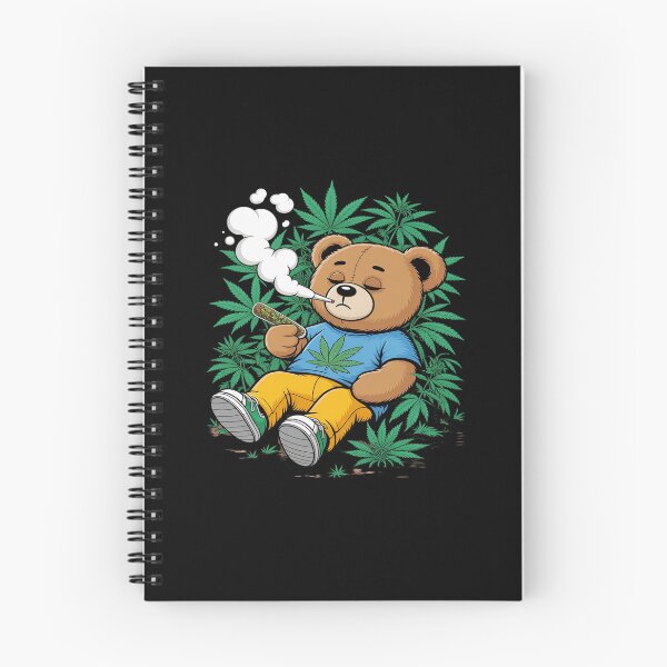 Artikelvorschau, Cannabisblätter - Teddy raucht einen Joint entworfen und verkauft von JulienAureo.
