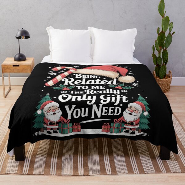 Aperçu de l'œuvre Être lié à moi Noël Famille Pyjama de Noël créée et vendue par HellD3vil-Art.