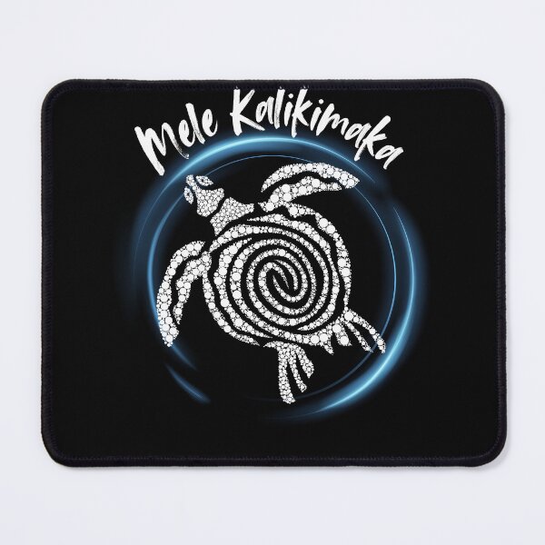 Item preview, Mele Kalikimaka Blue Turtle designed and sold by Seeshellspace Designs.