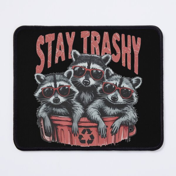 Item preview, Funny Stay Trashy Hipster Raccoons designed and sold by legendaryskins.