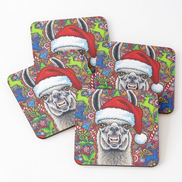 Item preview, Llamageddon Claus – Funny Ugly Christmas Sweater Art designed and sold by Art's Diner.