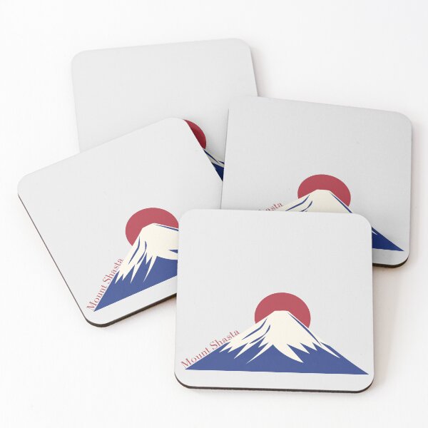 Item preview, Mount Shasta Minimalist Art | Retro Mountain Travel Design designed and sold by SimplyJasper.