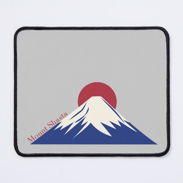 Item preview, Mount Shasta Minimalist Art | Retro Mountain Travel Design designed and sold by SimplyJasper.
