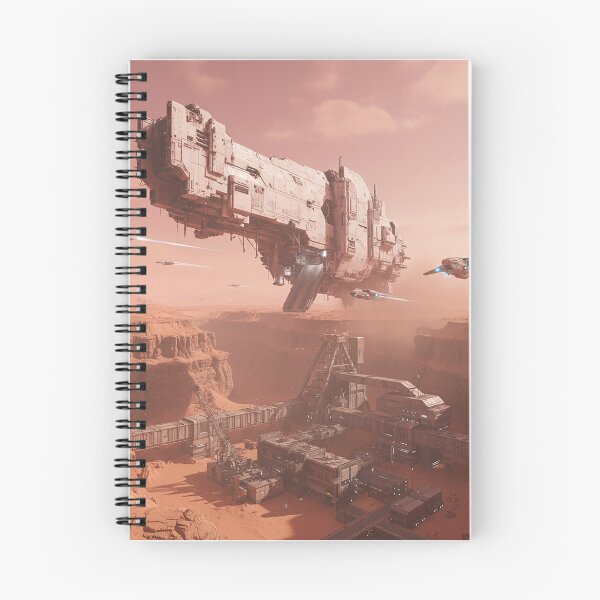 Item preview, Martian Colony: Grand Arrival Over Canyon Base designed and sold by zzz888.