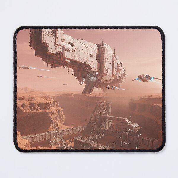 Item preview, Martian Colony: Grand Arrival Over Canyon Base designed and sold by zzz888.