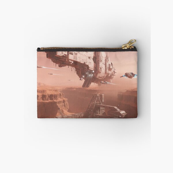 Item preview, Martian Colony: Grand Arrival Over Canyon Base designed and sold by zzz888.