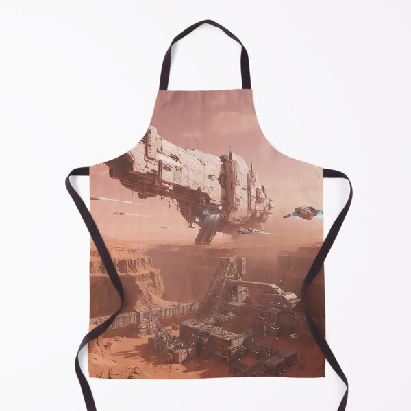 Item preview, Martian Colony: Grand Arrival Over Canyon Base designed and sold by zzz888.
