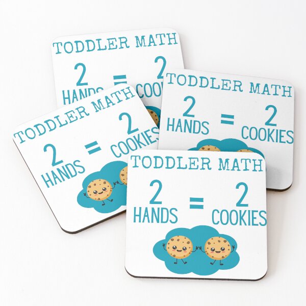 Aperçu de l'œuvre Mathématiques pour tout-petits : 2 mains égalent 2 biscuits créée et vendue par Sailing Llamas.
