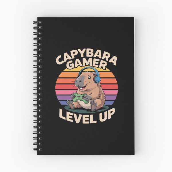 Item preview, Capybara Gamer Funny Level Up designed and sold by JulienAureo.