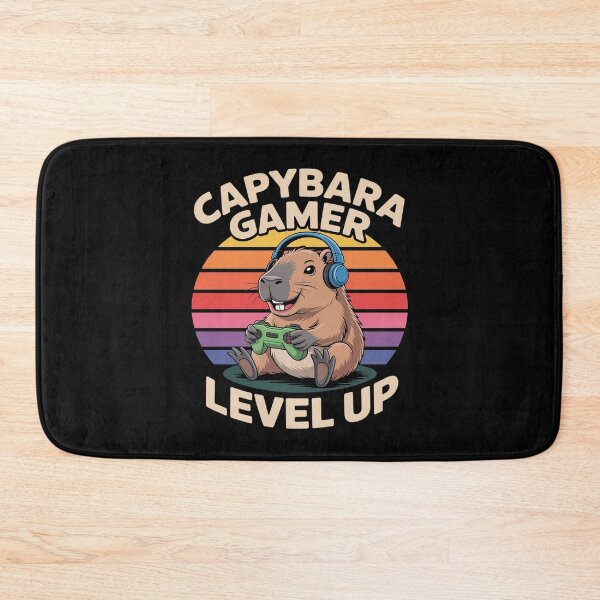 Item preview, Capybara Gamer Funny Level Up designed and sold by JulienAureo.