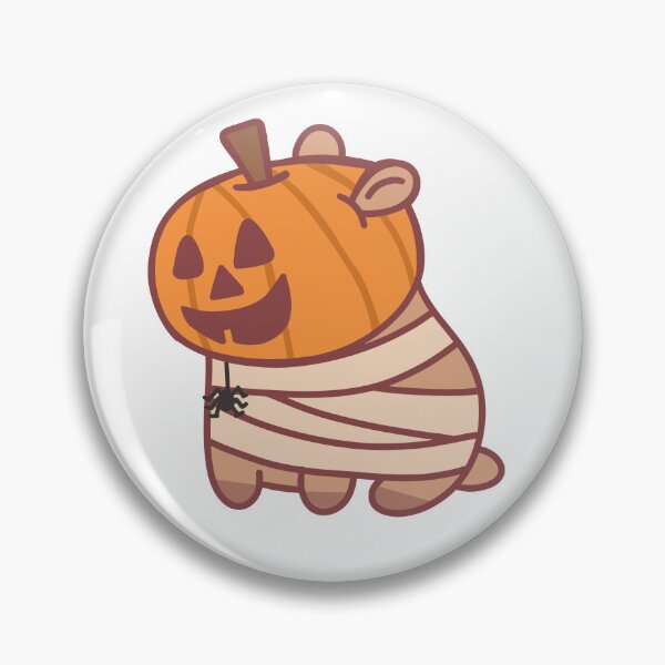 Item preview, Capybara pumpkinhead designed and sold by Dorcidesigns.