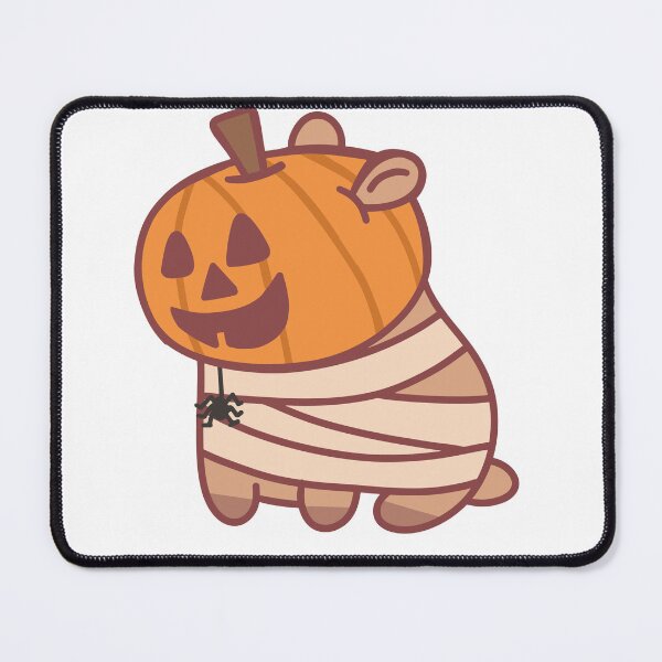 Item preview, Capybara pumpkinhead designed and sold by Dorcidesigns.