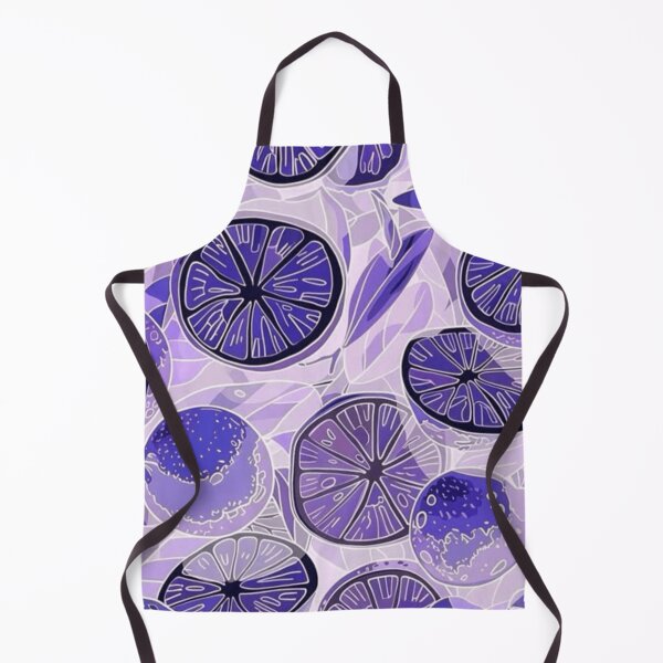 Item preview, Purple half sllices citrus lemon fruit pattern  designed and sold by PATTERN4PATTERN.