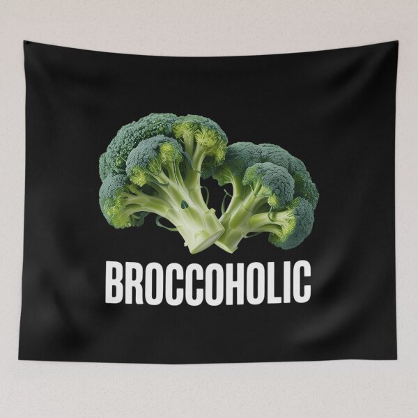 Item preview, Best Broccoli Broccoholic Vegan Vegetarian designed and sold by HellD3vil-Art.