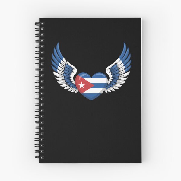 Item preview, Cuban Heart with Angel Wings in Flag Colors designed and sold by snowry.