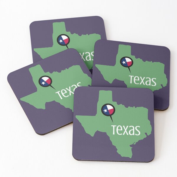 Item preview, Texas State Pride | Minimal Map with Flag Pin Design designed and sold by SimplyJasper.