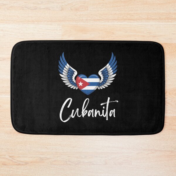 Item preview, Cubanita Heart with Angel Wings in Cuban Flag Colors designed and sold by snowry.