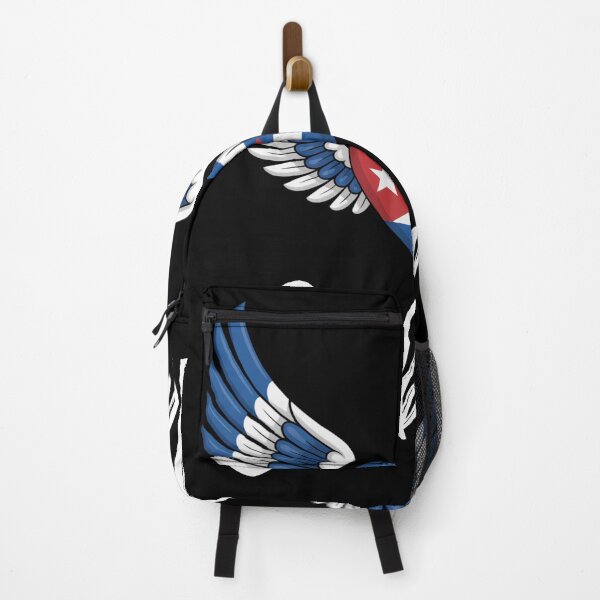 Item preview, Cubanita Heart with Angel Wings in Cuban Flag Colors designed and sold by snowry.