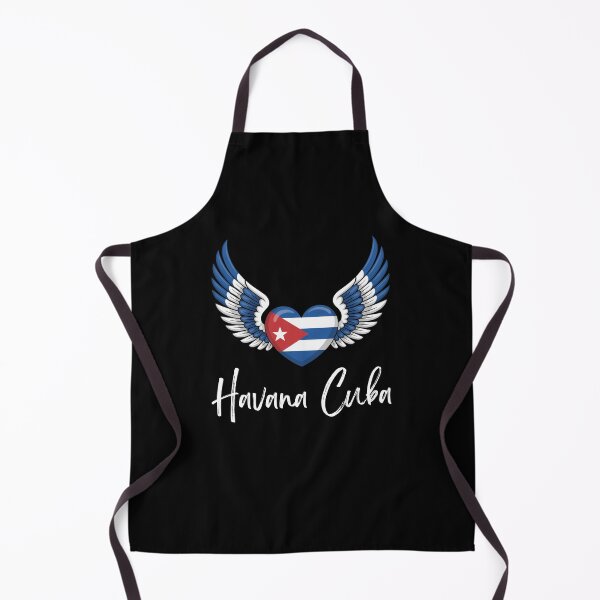 Item preview, Havanna Cuba Heart with Angel Wings in Cuban Flag Colors designed and sold by snowry.