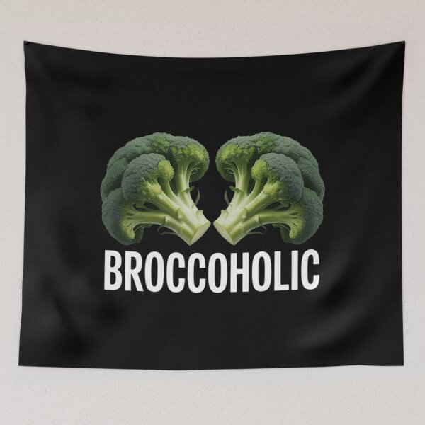 Item preview, Best Broccoli Broccoholic Vegan Vegetarian designed and sold by HellD3vil-Art.