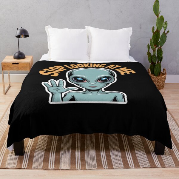 Item preview, Funny Alien Stop Looking at Me for Space Lovers designed and sold by snowry.