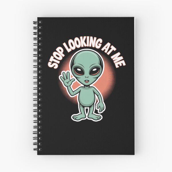 Item preview, Funny Alien Stop Looking at Me for Space humor joke designed and sold by snowry.